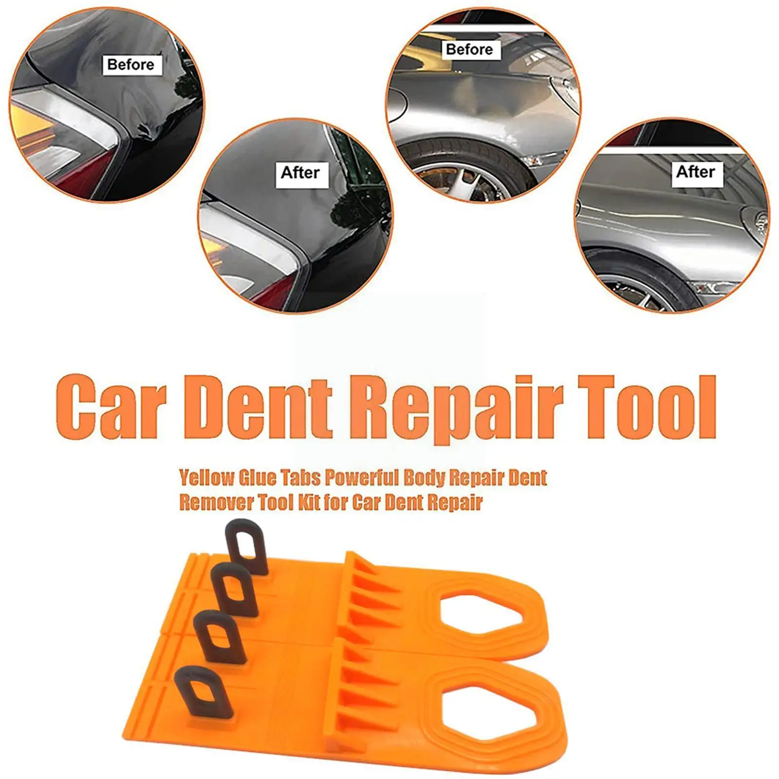 

Car Dent Repair Tool High Quality Plastic Tabs Body Frame Metal Paintless Dent Jack Removal Kit Sheet Accessories Puller F4 C3X1
