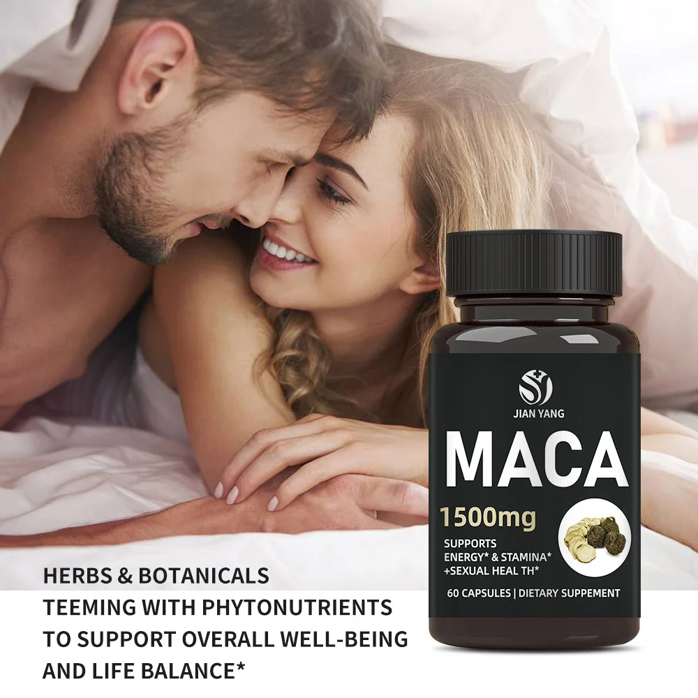 

Maka Capsule Supplements Physical Strength Strengthens Essence Strengthens Yang Helps Sleep Health Food 60 Pills
