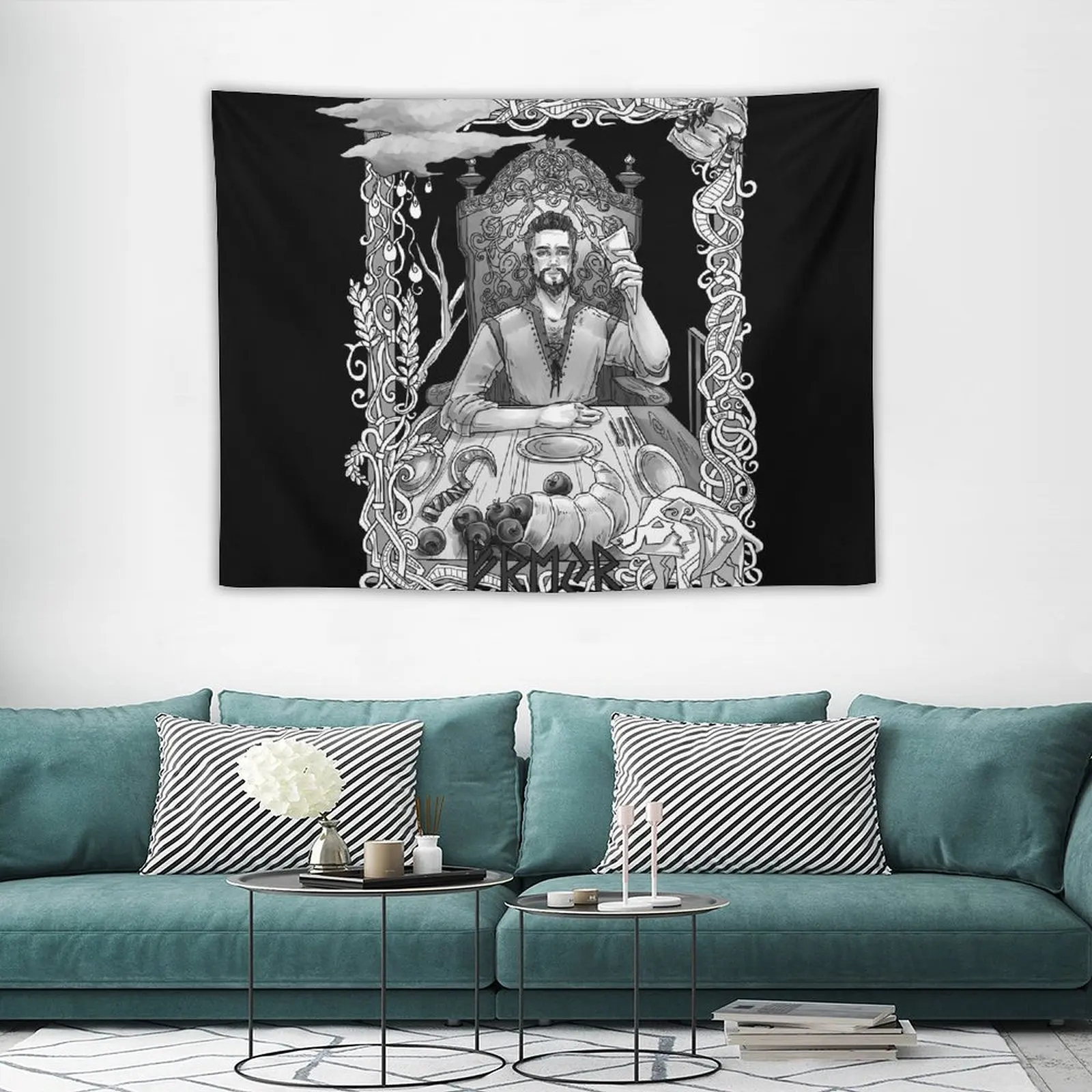 Фрир Бог урожая и Господь Львов Гобелен Эстетическое украшение Домашнее