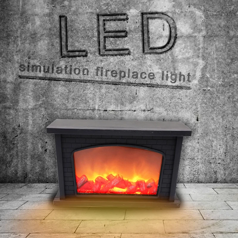 

LED Fireplace Lamp Flame Dynamic Lantern Lamp Simulation Fireplace Flame Night Light Christmas Atmosphere Courtyard Home Decor