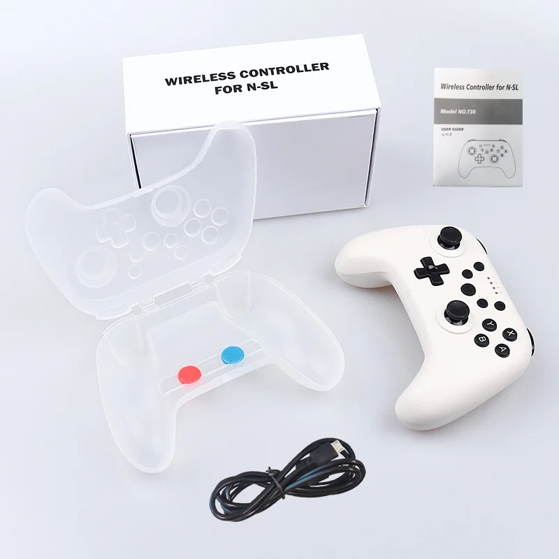 

Wireless BT Gamepad Joystick for Switch Pro Lite Oled Console Game Controller NFC Turbo Motor Vibration Function