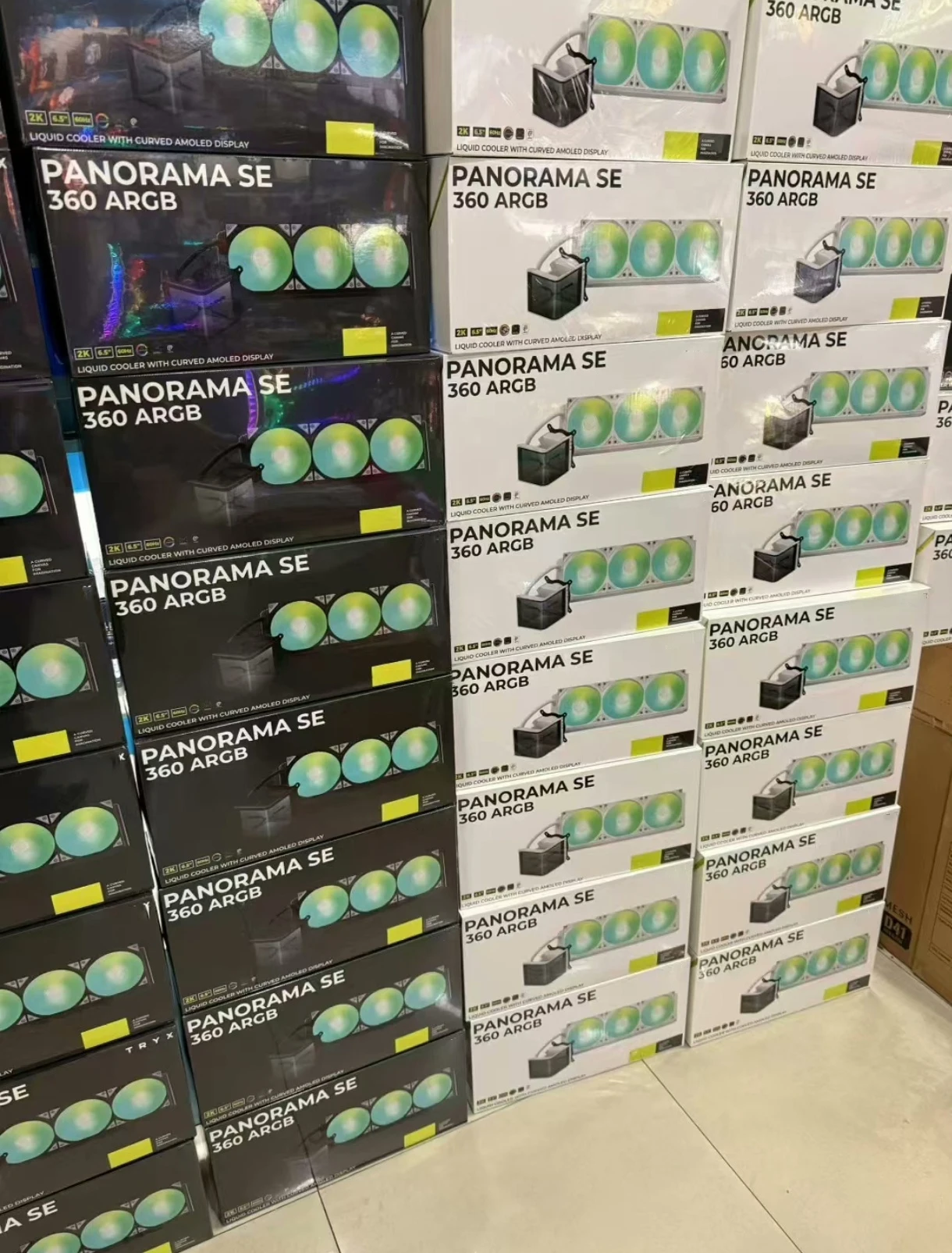 ДЛЯ TRYX PANORAMA 240 ARGB черный белый жидкостный охладитель с изогнутым дисплеем Amoled