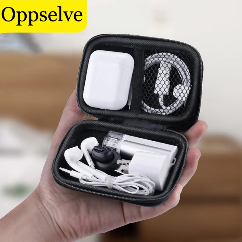 

Travel Digital Earphone Storage Bag For USB Cable Charger Earbuds Waterproof Headphone Accessories Organizer Case For Ear Pads