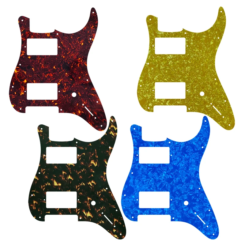 

Xinyue Custom Guitar Parts For US Fender Jim Root Strat HH Guitar Pickguard Cratch Plate Multicolor Choice
