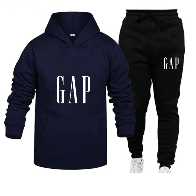 New Joggers Suit for Men Hoodies Pants 2Pcs/Sets Sweatshirt Sweatpants Male Gyms Tops Trousers Joggers Sportswear Tracksuits