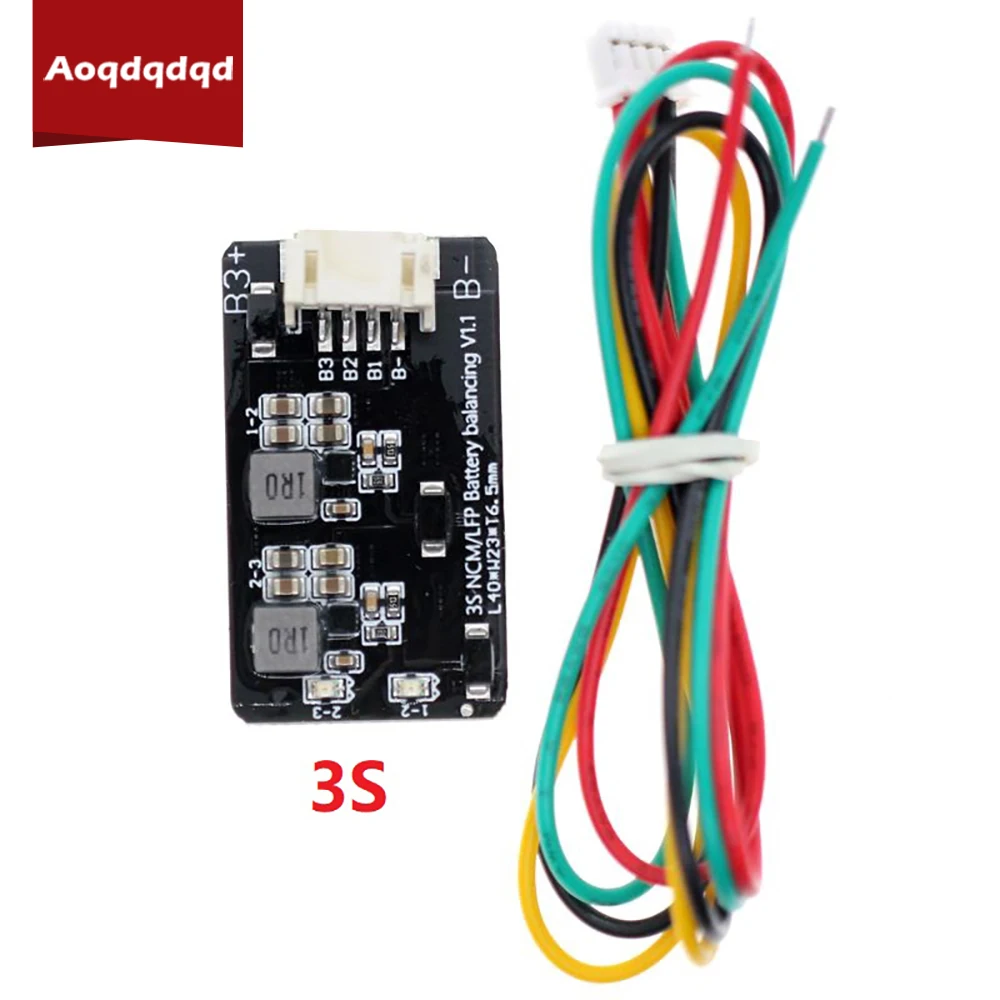 Активный Балансирующий эквалайзер 3S 1 2 А BMS балансирование аккумуляторной