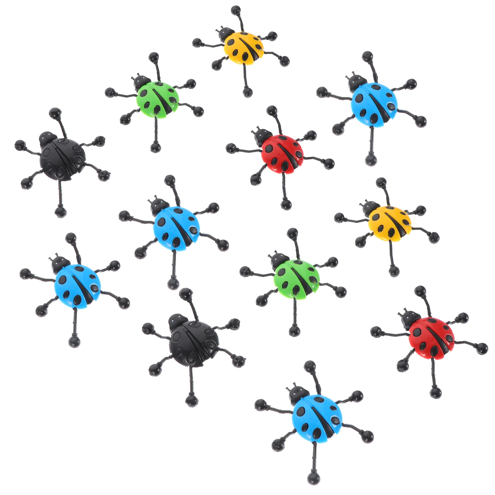 Эластичные игрушки с насекомыми скалолазание божья коровка забавные липкие окна