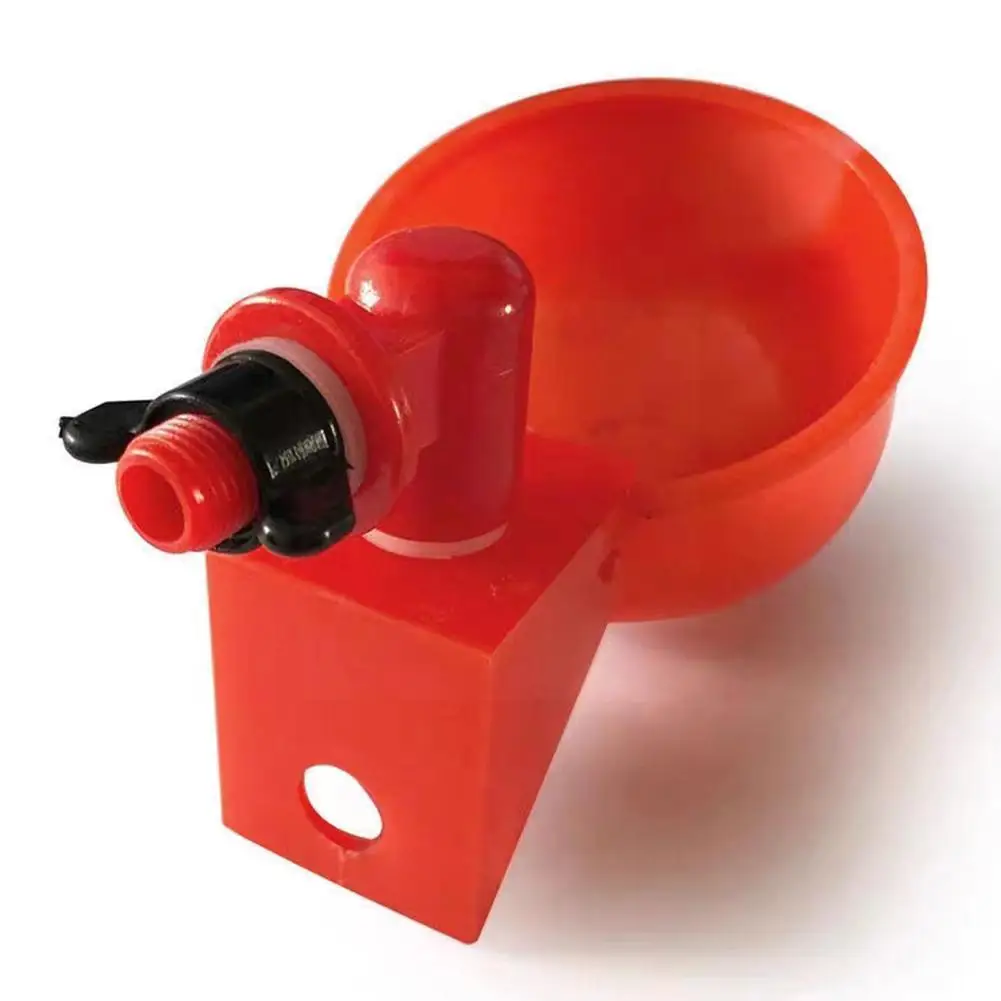 

5pcs Automatic Chicken Watering Cups Plastic Poultry Drinking Hanging Cups Coop Backyards Water Feeder Cups Waterer Poultry Q3U4