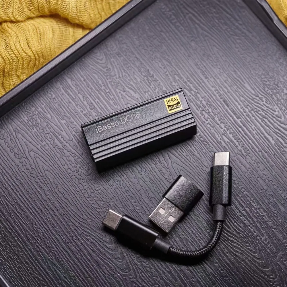 Двойной ЦАП iBasso DC06 поддержка декодирования MQA USB Тип C до 3 5 мм для телефонов Android