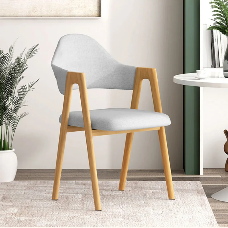 

Nordic Dining Chairs Living Room Leisure Backrest Armchair Kitchen Lazy Chair Simple Accent Sillas Comedor Home Furniture FY20YH