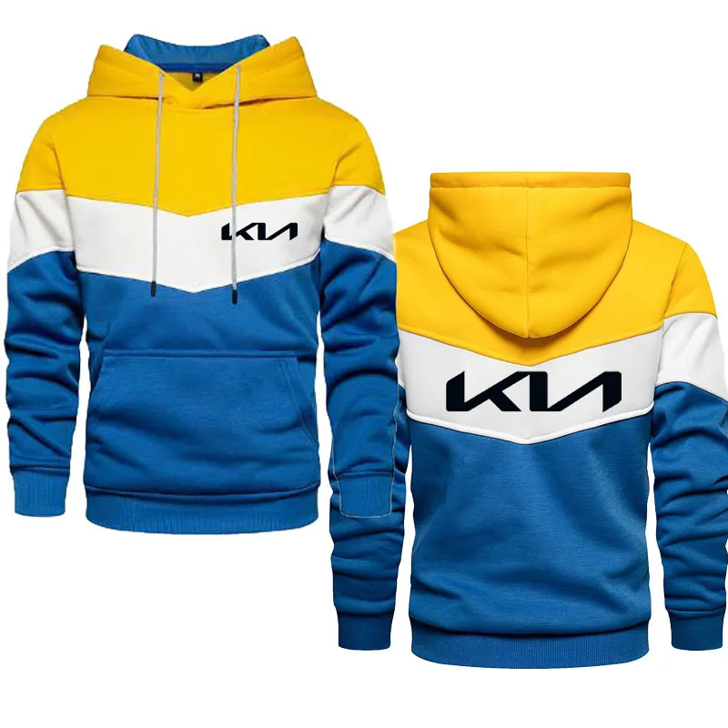 

2022 NEW Men's Pullover Men's Sweatshirt New Kia car logo print Casual Comfort high quality cotton Men's Loose Hoodie