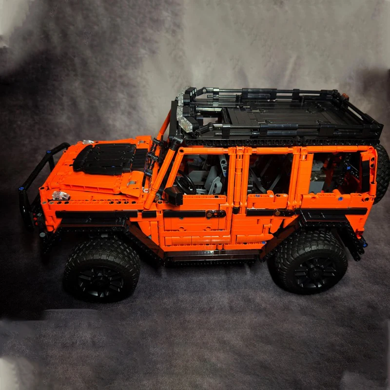 Фото 2839 деталей MOC Mercedes-Benz G500: Техническая модель, конструктор, рождественский подарок, развивающая игрушка для детей, идея для самостоятельной сборки №2