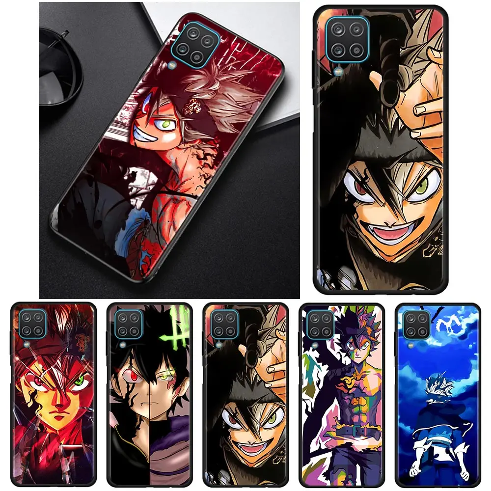 

Black Clover Phone Case For Samsung Galaxy A12 A52 A51 A32 A13 A53 Cover A73 A72 A23 A71 A31 A41 Silicon Funda