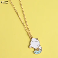 xedz cute animal pendant necklace alloy ladies pendant fashion jewelry gift for friends children