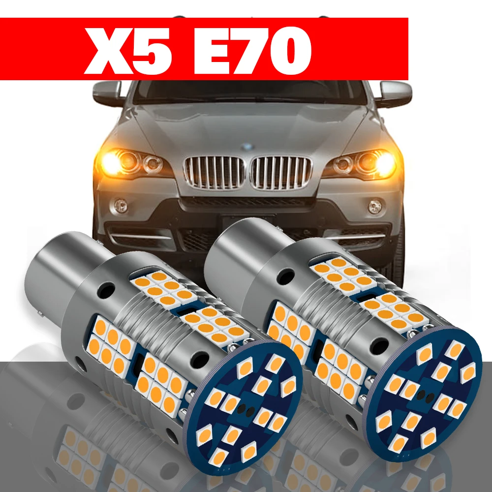 

For BMW X5 E70 2007-2013 Accessories 2pcs LED Turn Signal Light 2008 2009 2010 2011 2012