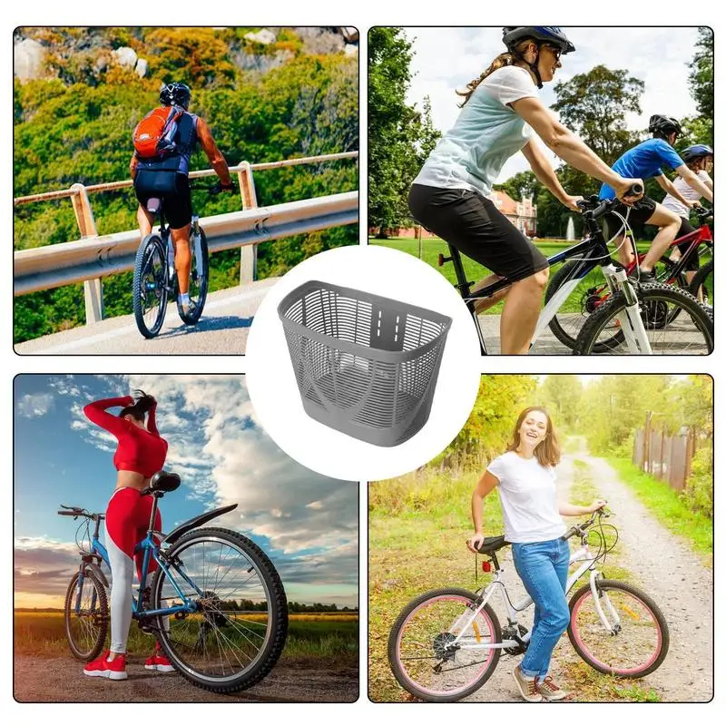 Передняя корзина для велосипеда стильная хранения трехколесного большой