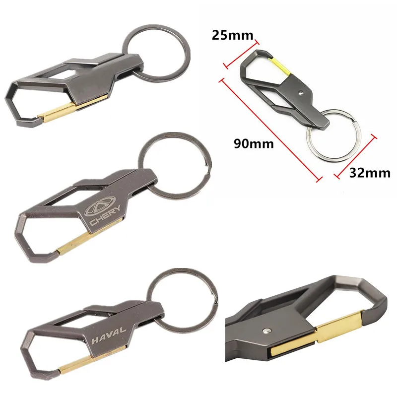 Стайлинг автомобиля 3D металлическая эмблема автомобильный брелок для ключей