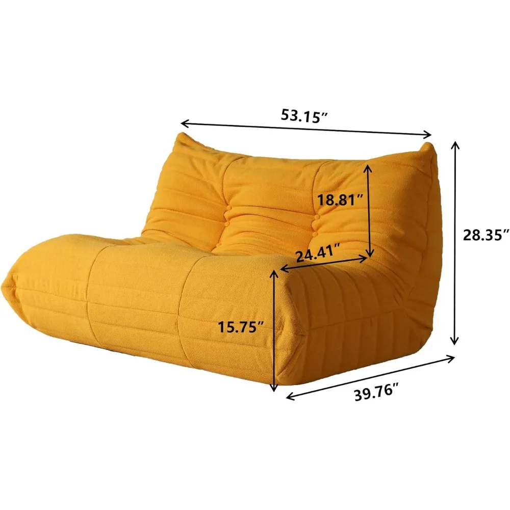 Мягкий мохерный диван для ленивого пола кресло с акцентом диван-мешок гостиной