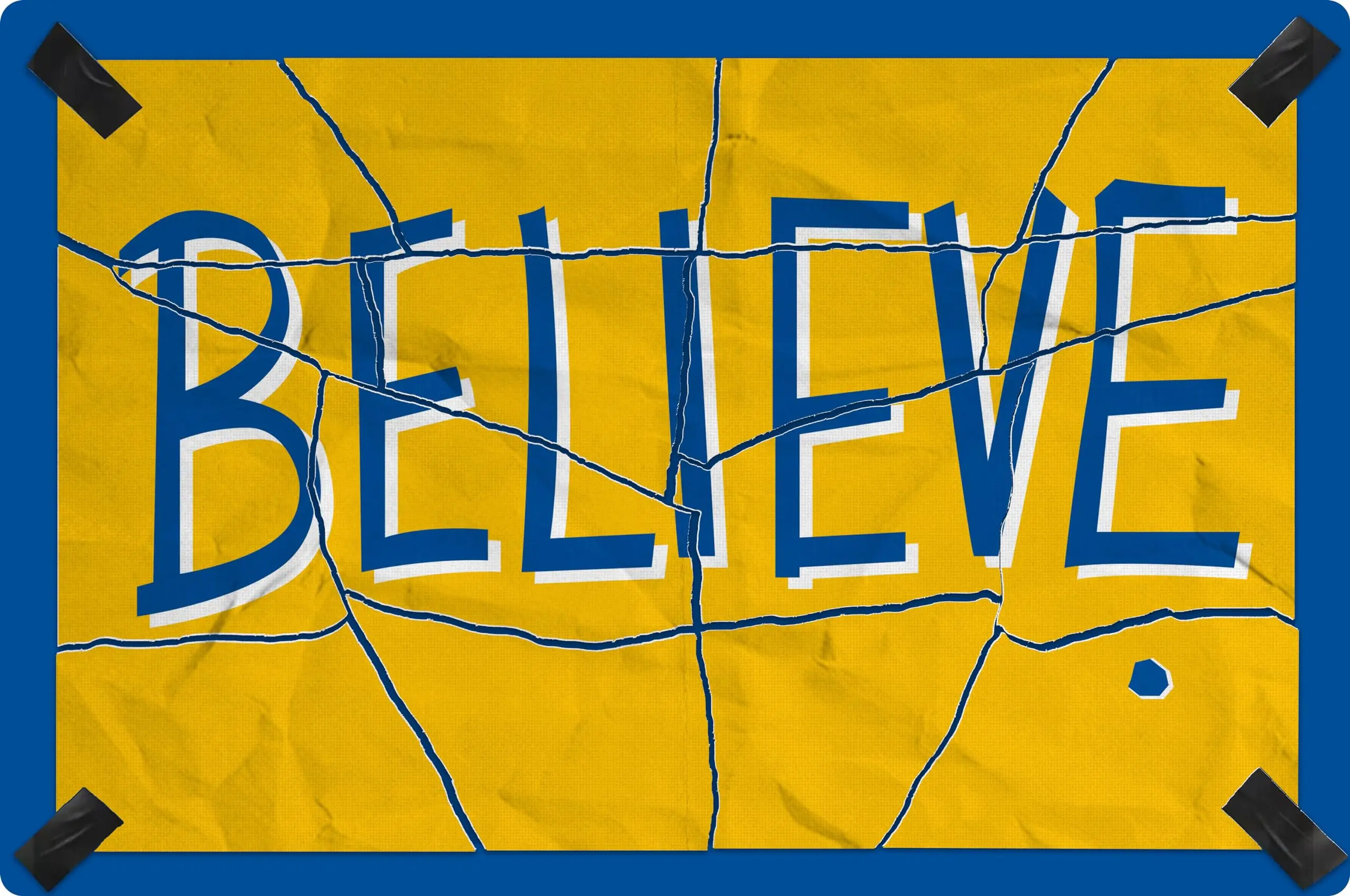 1 шт. Знак Believe Flinelife Torn Sign 12 x 8 Металлический мотивационный настенный