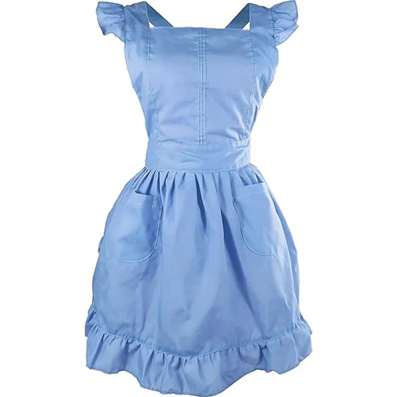 Средняя длина Садовый флорист Льняная маслостойкая горничная Хлопок Кулинарный