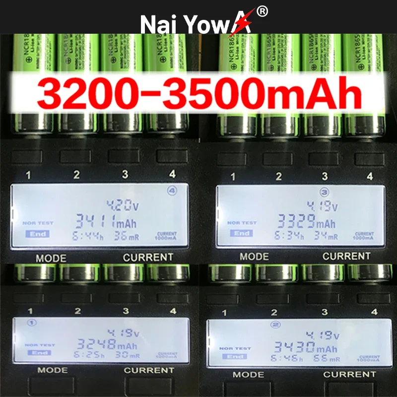 Литиевая аккумуляторная батарея NCR18650B 100% в 3 7 мАч