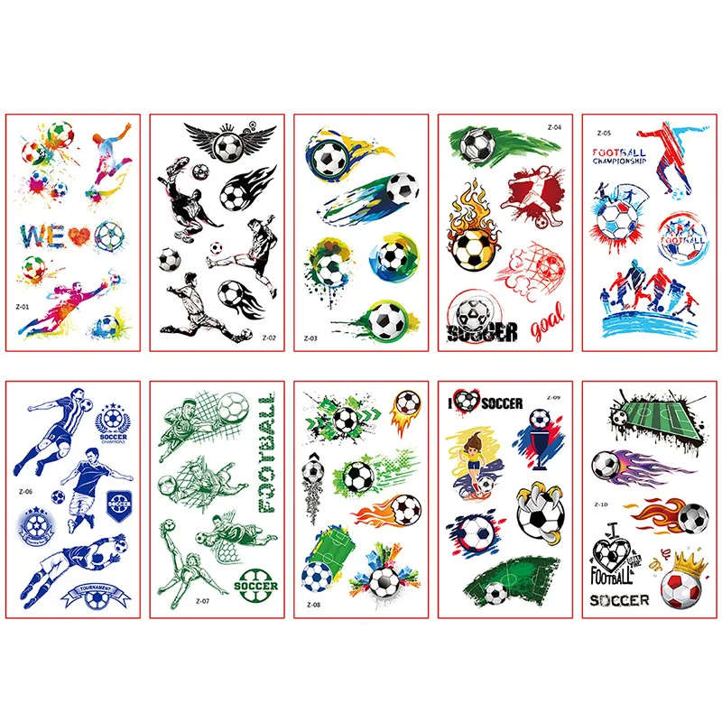 Футбол Баскетбол бейсбол Series Спортивная тату-наклейка мяч игры