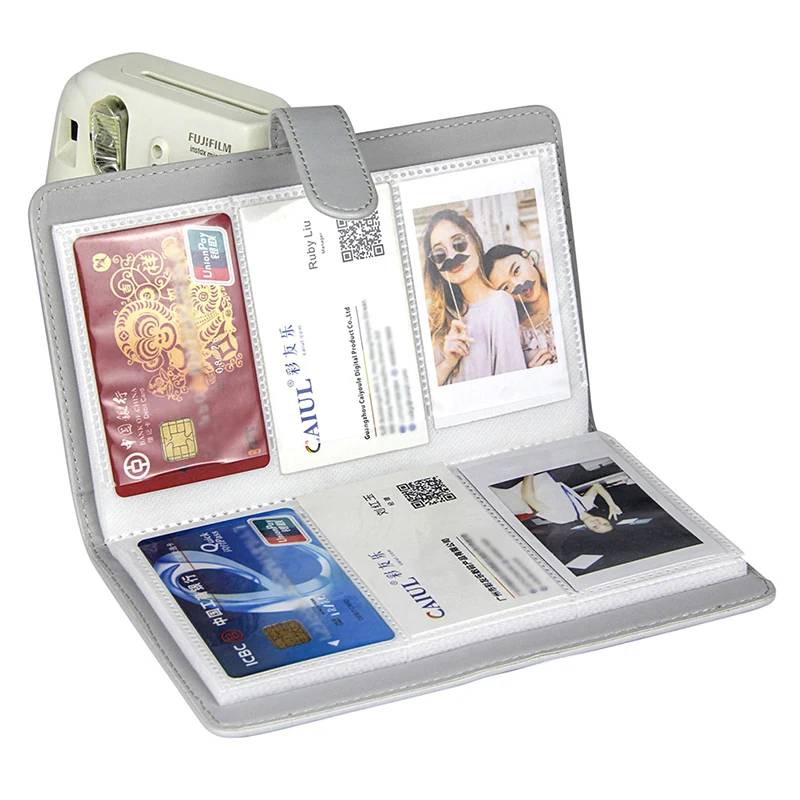 Фотоальбом из полиуретана в стиле ретро, 96 карманов, подходит для Instax Square, пленка для Fujifilm SQ1, SQ6, SQ20, SQ10, SP3, аксессуары для камеры