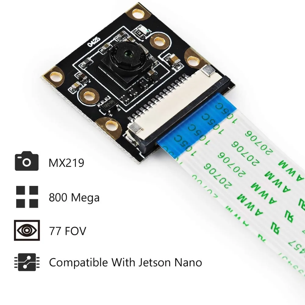 

8MP IMX219 камера мегапиксельная камера Модуль IMX219 датчик 3280 ×2464 разрешение 77 градусов FOV