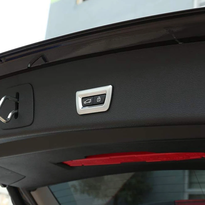 Tail Door Button Cover Trim Sticker for BMW X1 F48 X3 F25 X4 F26 X5 F15 Car-Styling ABS chrome Automotive Interior Accessories | Автомобили