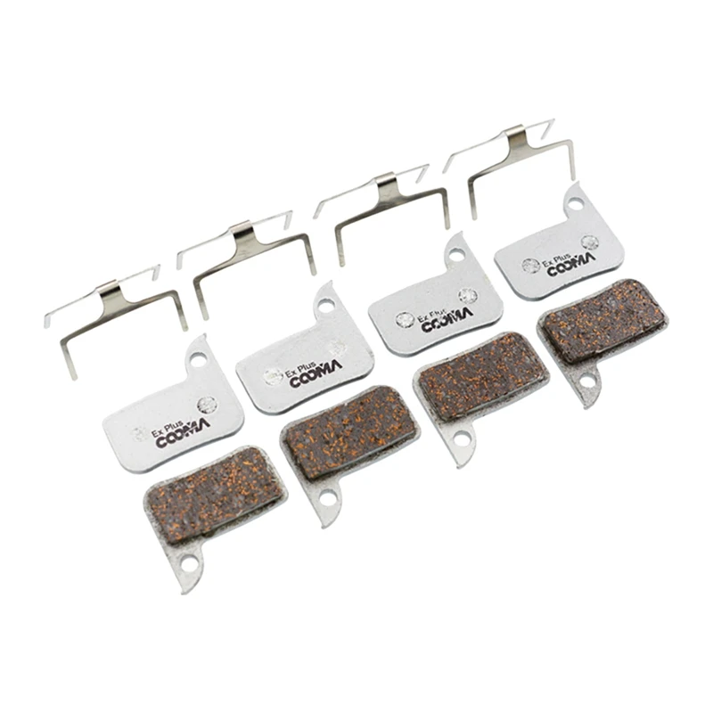 

COOMA SPORT 4 Pairs Ex Plus Bicycle Disc Brake Pads For SRAM Red 22 B1,Force 22,CX1,Rival 22,S700 B1,Alu-Alloy Improved Resin