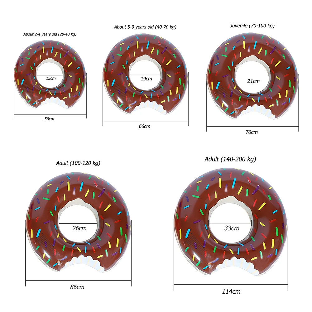 Надувное плавательное кольцо утолщенный пляжный спасательный круг в форме