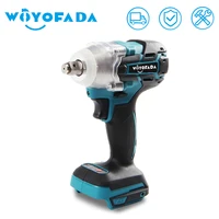 brushless wrench electric impact wrench 12 inch wrench 520 n m torque with led light electric tools for makita 18v battery