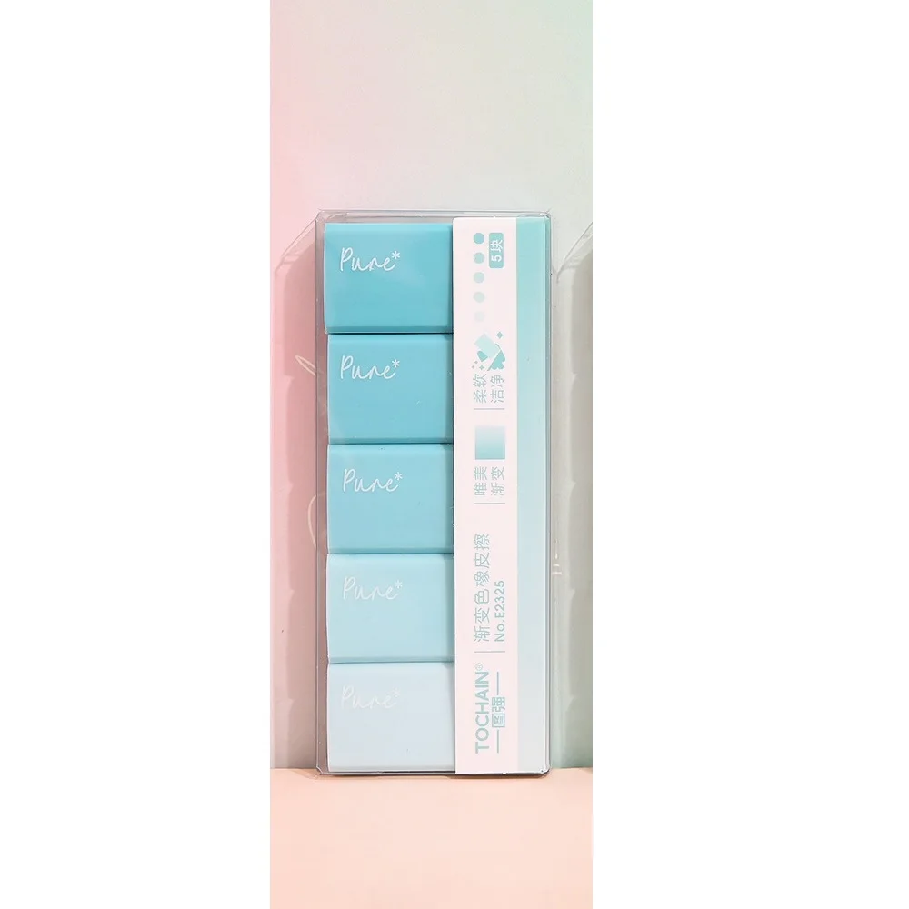 

Набор ластиков Valiosopa градиентных цветов 5 шт.