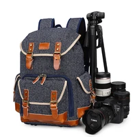 waterproof slr camera bag vintage batik rucksack with usb port fits 15 6 laptop mens photography bag outdoor travel bag