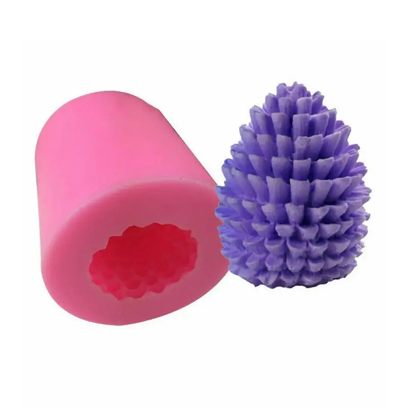 

3D Pine Cone Silicone Mold For Soap Chocolate Aromatherapy Candle Making Geometric Resin Mold DIY Handmade Scented Candle For