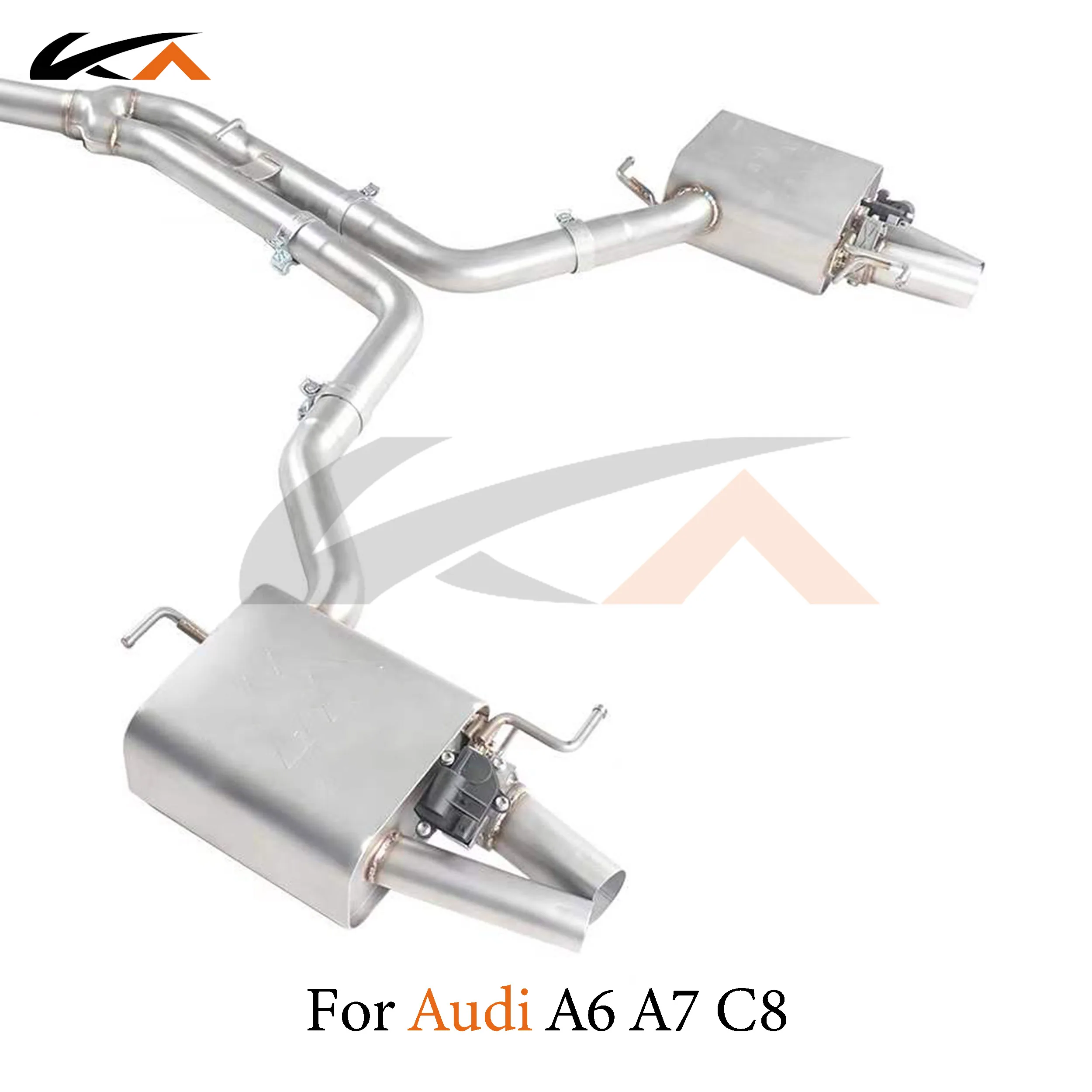 Система выхлопных газов KA Стальная Задняя часть для Audi A6 A7 C8 2 0 T характеристики