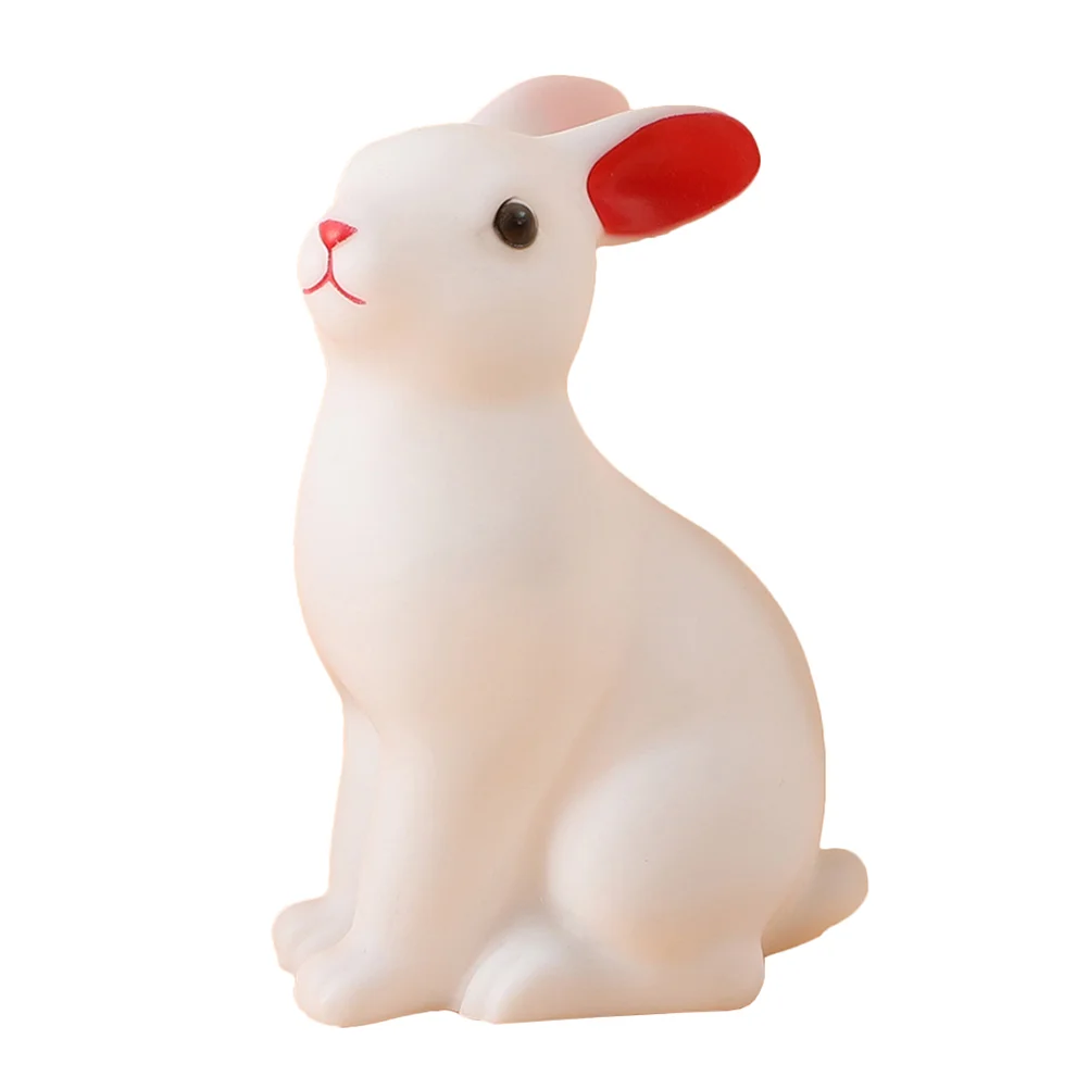 

1pc Rabbit Shaped Night Lamp LED Night Light Silicone Bedside Lamp Nursery Lamp