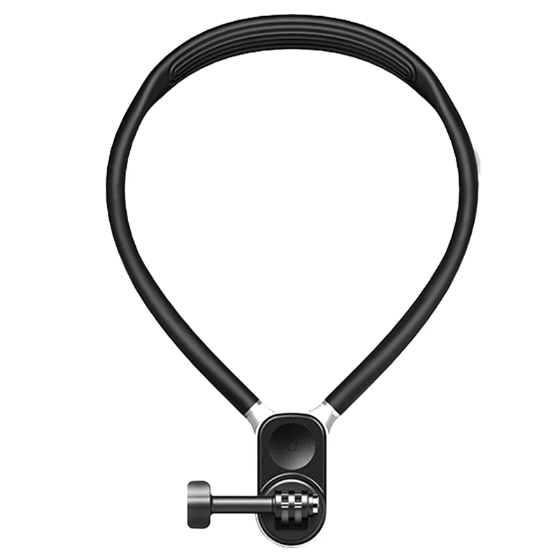 

Silicone Neck Hold Mount for GoPro Hero 11 10 9 8 Insta360 DJI Osmo Action Ergonomic Mount Bracket Size S