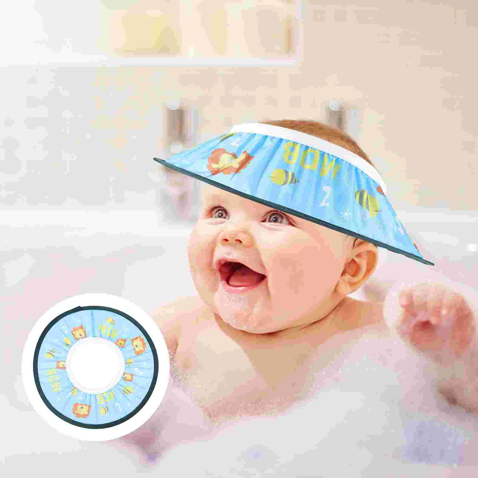 

Чепчики для младенцев детская шапочка для шампуня креативная защита для купания круглая шляпа Pp прекрасный портативный Душ
