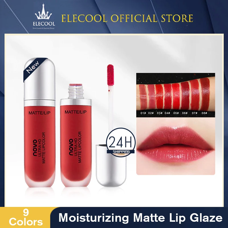 

9 Colour Waterproof Long Lasting Lipstick Matte Red Sexy Lip sticks Women Lip Tint Lipstick Velvet Lip Gloss Cosmetic Korea