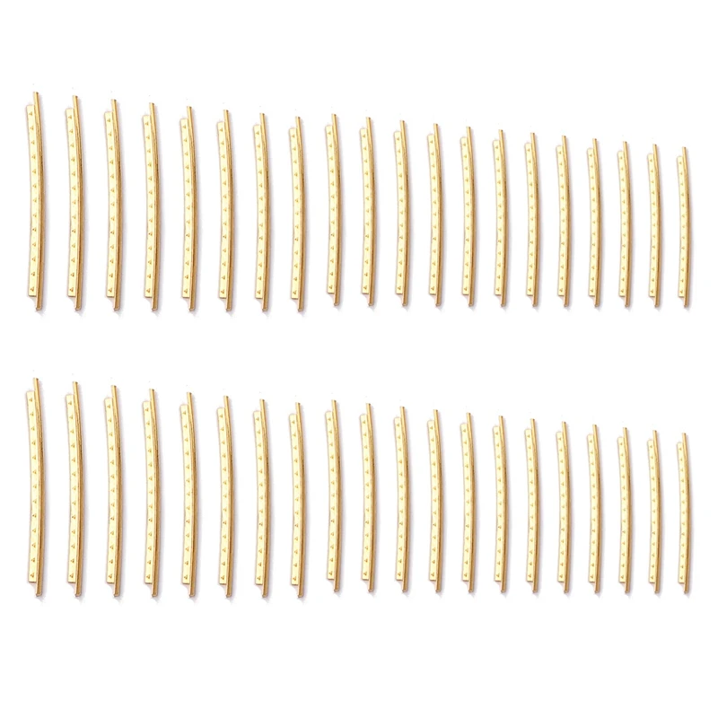 

40Pcs/ Set Classical Acoustic Guitar Fret Wire Copper 20 Fingerboard Frets 2.0Mm For Acoustic Guitar Parts
