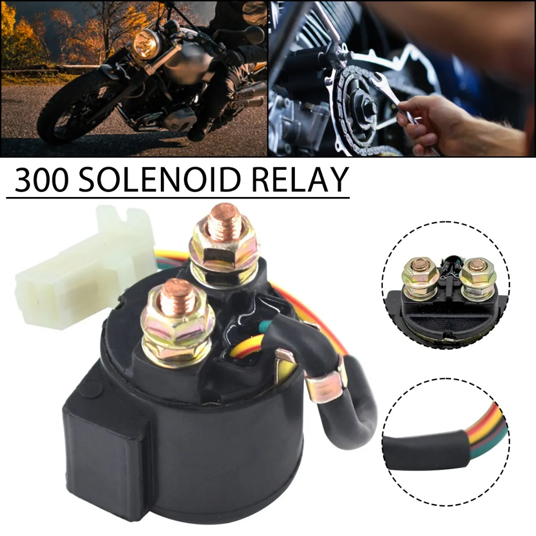 

Mayitr 1pc Motorcycle Starter Relay Solenoid For Honda FourTrax 300 TRX300 2x4 TRX300FW 4x4 1988-2000