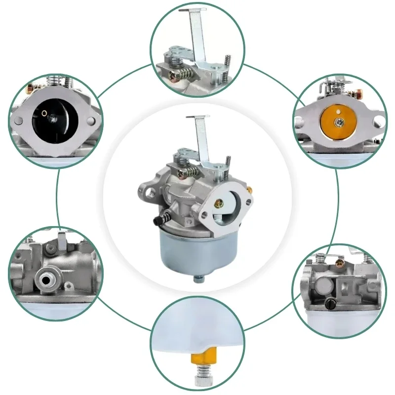632272 Карбюратор для Tecuu Mseh H30 H50 H60 HH60 632230 632631 -63182 5HP 6HP 7HP 8HP Troy-Bilt Двигатель