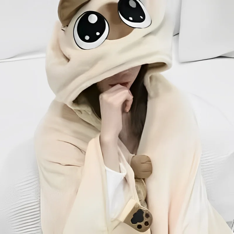 

Новое одеяло Siamese Cat Bean Puree ежедневная серия одеяло Kawaii детское домашнее одеяло для общежития кондиционер одеяло для сна