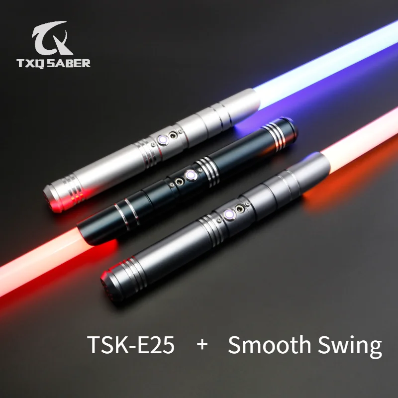 

TXQSABER высококачественный тяжелый боевой меч из металла, игрушка 12 цветов, меняющий цвет, гладкие качели, со звуком, световой меч с блокировко...