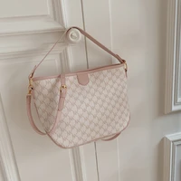 pu leather letter shoulder bag for women luxury handbag large capacity designer tote shopping pack female crossbody purse 2022