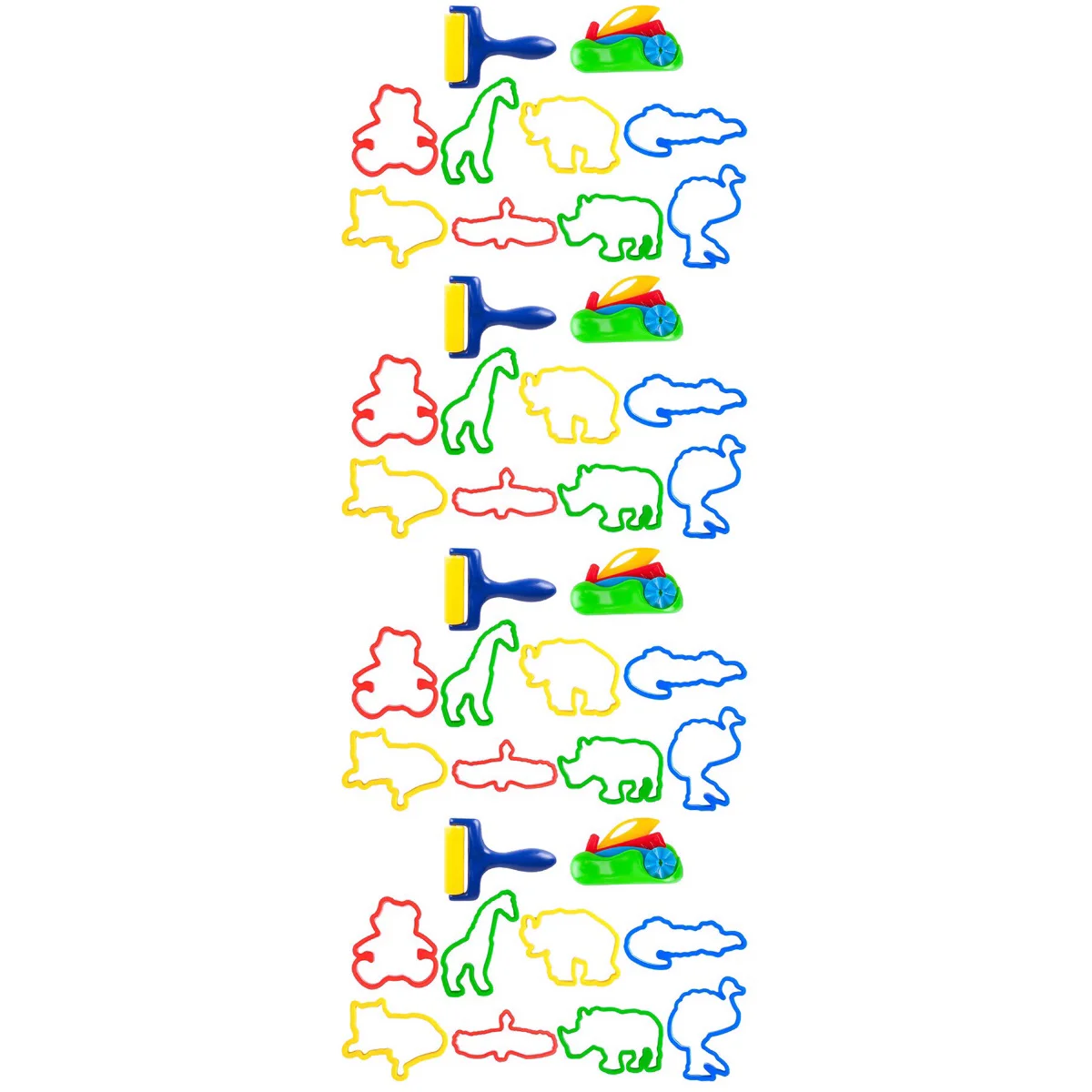 

Tools Dough Biscuit Cartoonclay Baking Tool Cookie Kidsplay Sand Diy Moldsplasticine Kit Kid Mold Roller Toy Pin Models Toys