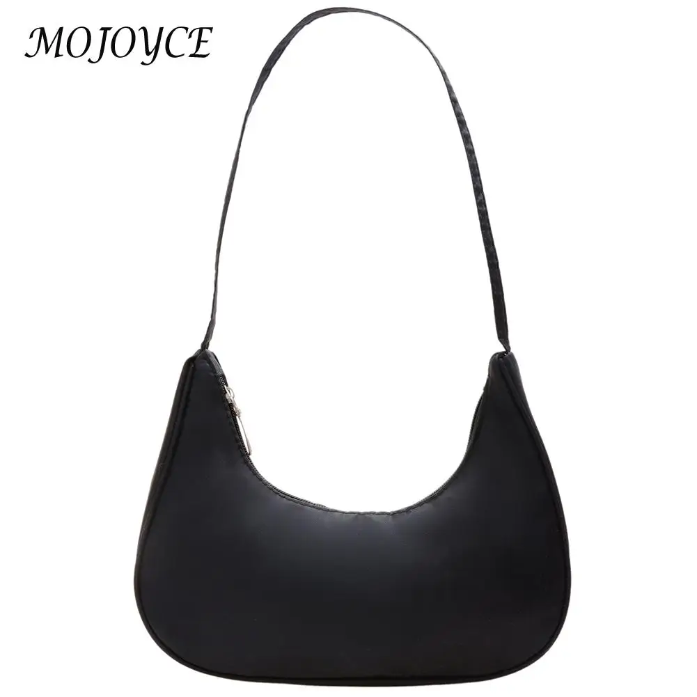 

Solid Color Crescent Shape Shoulder Bag Lady Casual Small Messenger Bags for Women Outdoor Business Traveling
