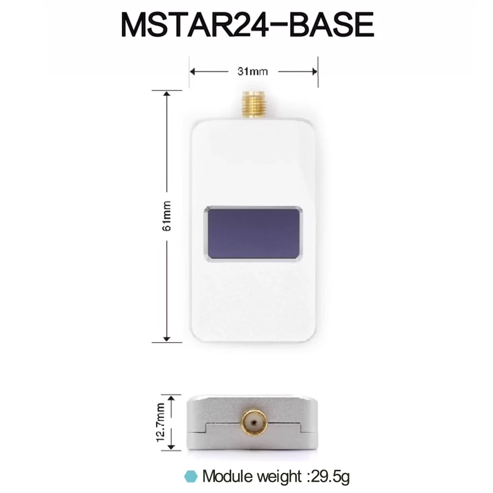 Фото Micoair Mstar24-base, 2,4 г, мульти-передача данных, кластер форматирования 10 км, поддержка заземляющих станций Mp/ogc №4