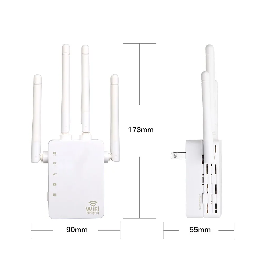 5Ghz WIFI Booster Repeater 1200Mbps Wireless WiFi Extender 2.4G/5GHz Network Amplifier Router Long Range Signal Repetidor images - 6